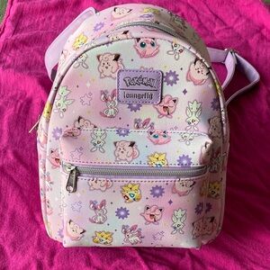 Loungefly Pokémon Fairy Type Pastel Pink Kids Backpack